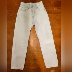 Levi's 501 Cropped Jeans | CANDY FLOSS Wash | Size 23